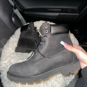 Timberland Men's Black Boots - Size MENS 7